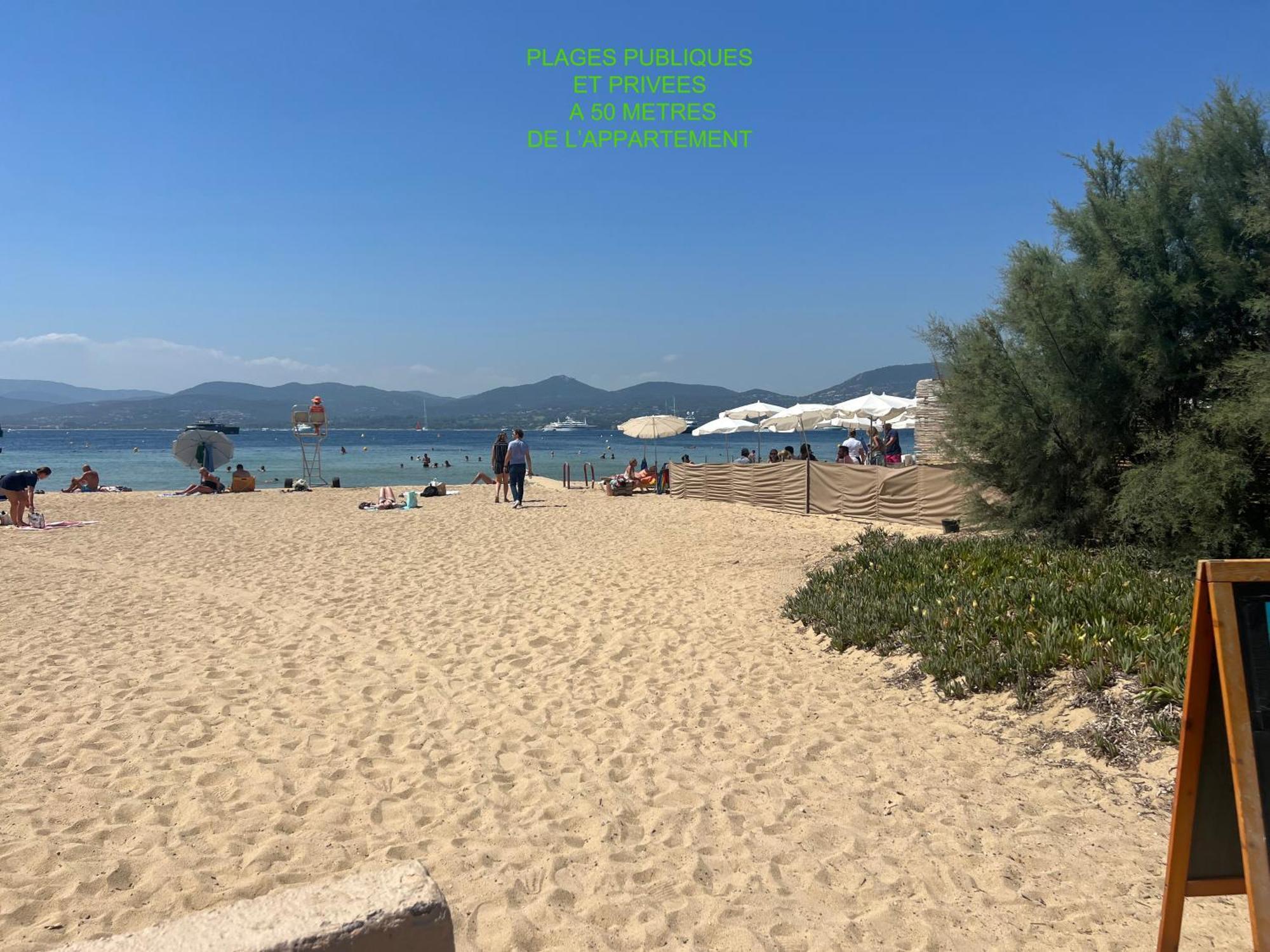 Superbe Appartement Terrasse Et Parking Prive Saint Tropez Bagian luar foto